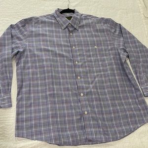 Orvis Men’s button down long sleeve shirt. 100% cotton. XXL, Classic fit.